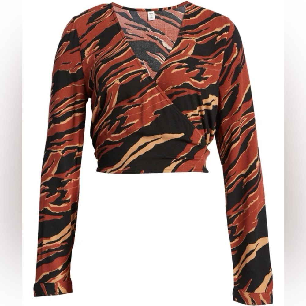 BP. Burnout Tiger Stripe Top